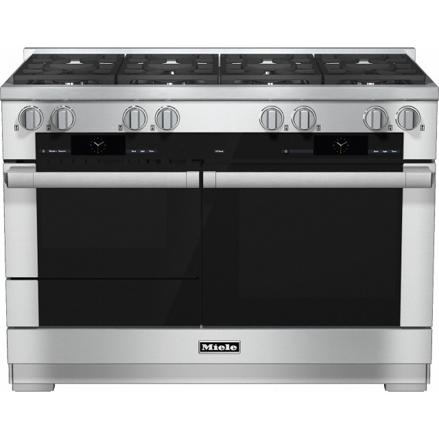 Miele M-Touch Series HR1954G 48 In Pro-Style Dual-Fuel Range